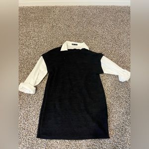 SHEIN Collared Sweater Dress - XS